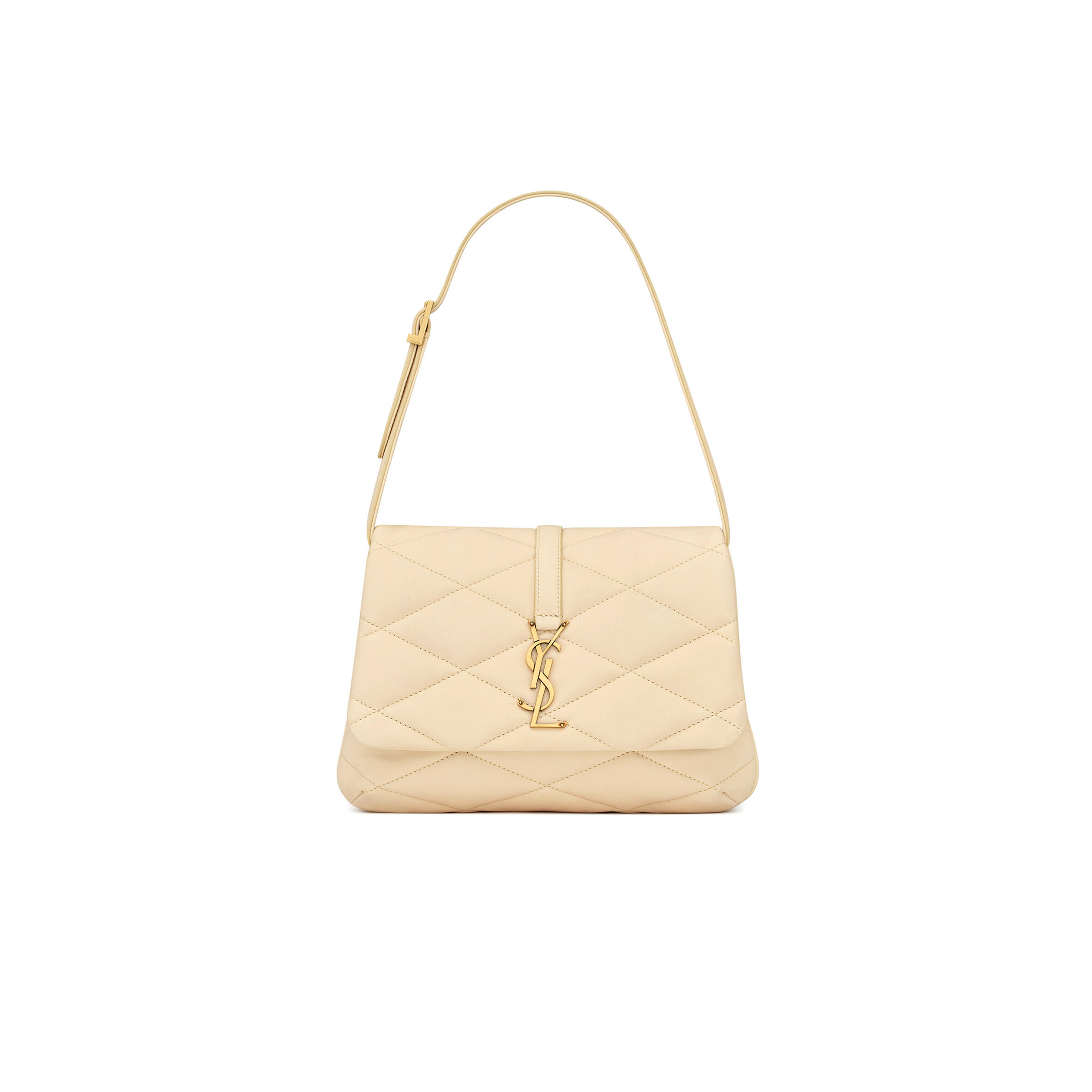 YSL LE 57 HOBO BAG IN QUILTED NUBUCK SUEDE 698567AABR89243 (24*18*5.5cm)